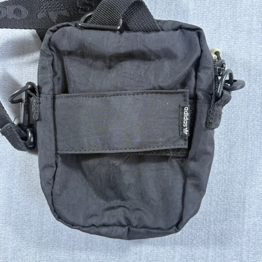 Adidas Crossbody Bag Unisex OS Black Multicolor Trefoil Festival Pouch Sport